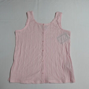 art class Boxy Button-Front Knit Tank Top Girls XL (14/16) Light Pink